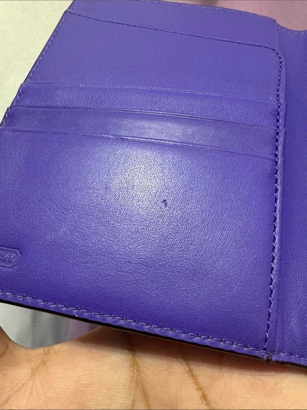 Coach passport holder with Tassel Motif - Picture 8 of 13